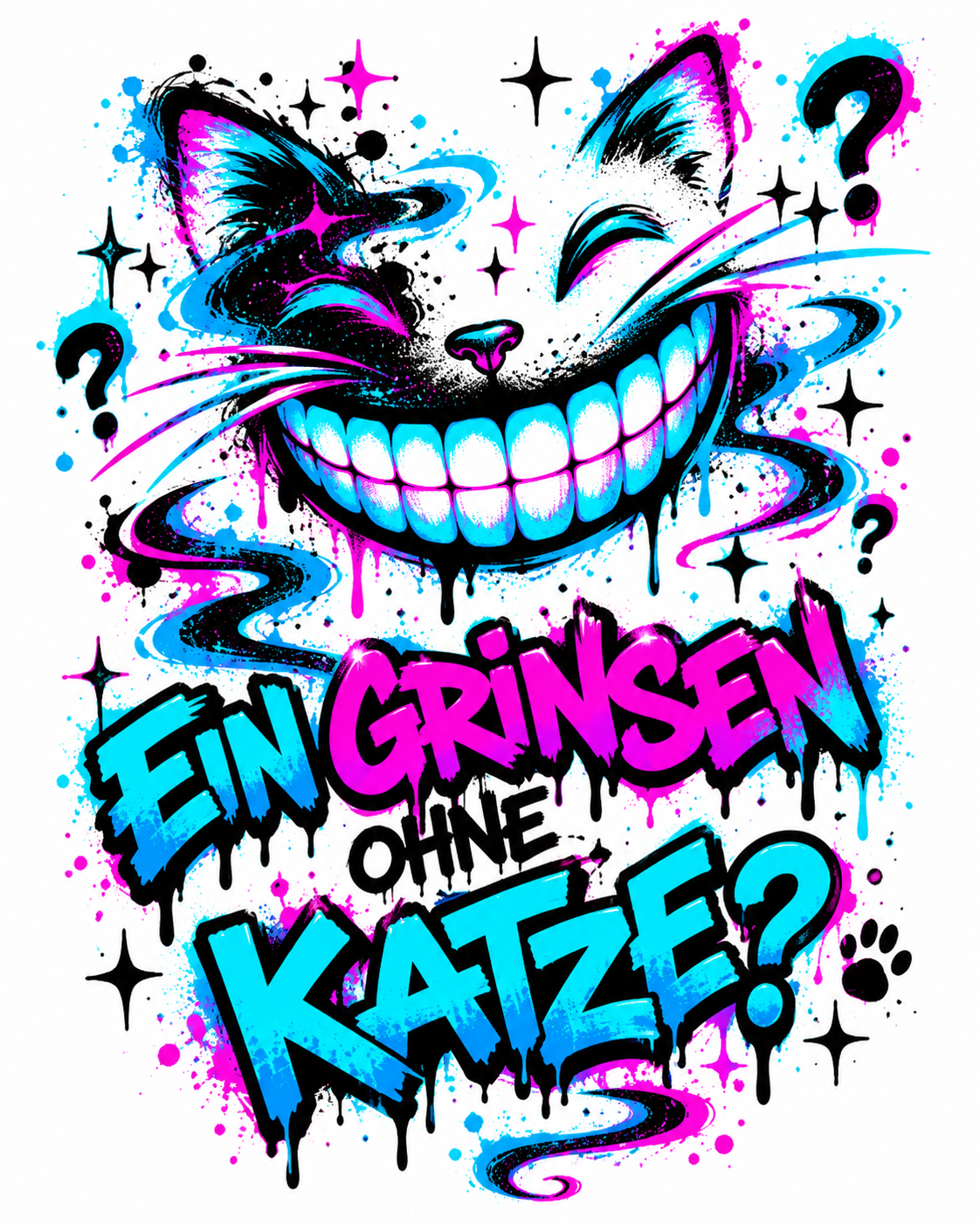 Eine Katze ohne Grinsen – aber ein Grinsen ohne Katze?